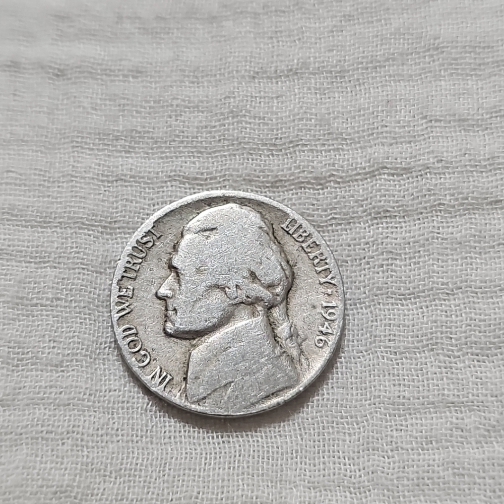 1946 Silver Nickel Coin RARE